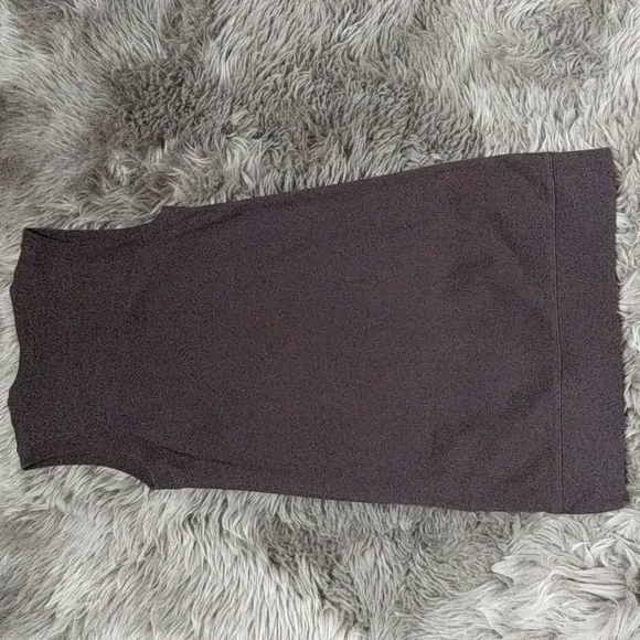 Norma Kamali Sleeveless V-Neck Tunic/ Sweatshirt Dress - Picture 9 of 12